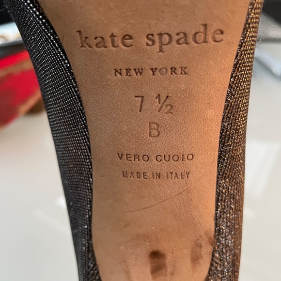 Kate Spade Women’s Shoes Size 7.5 Open Toe Leather Bottom - Picture 5 of 5